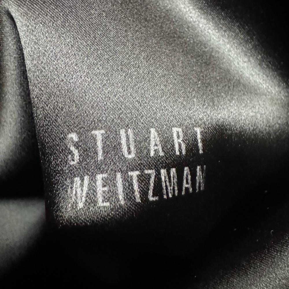 Stuart Weitzman $795 Jocey Suede Over-The-Knee Boots, Black, 7.5 - Picture 14 of 15